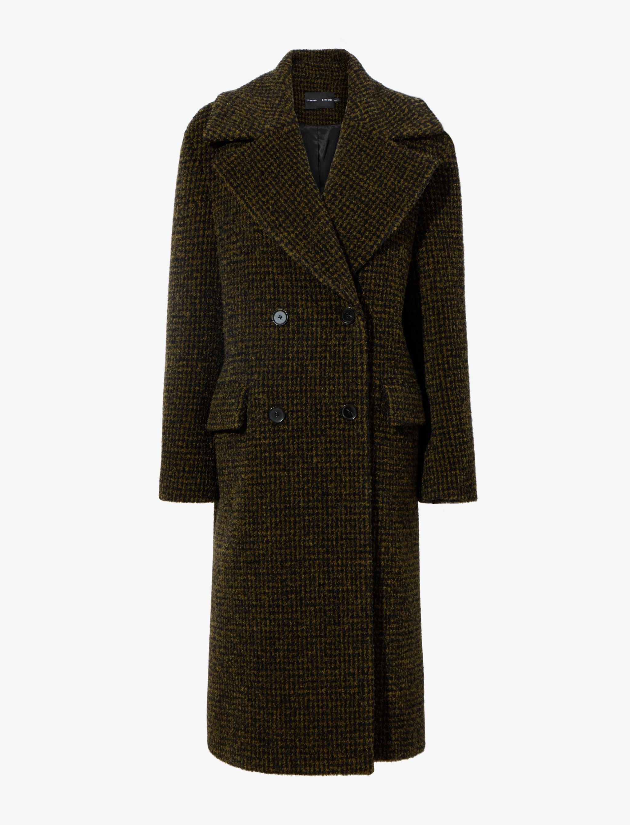 Melange Wool Boucle Coat - 6