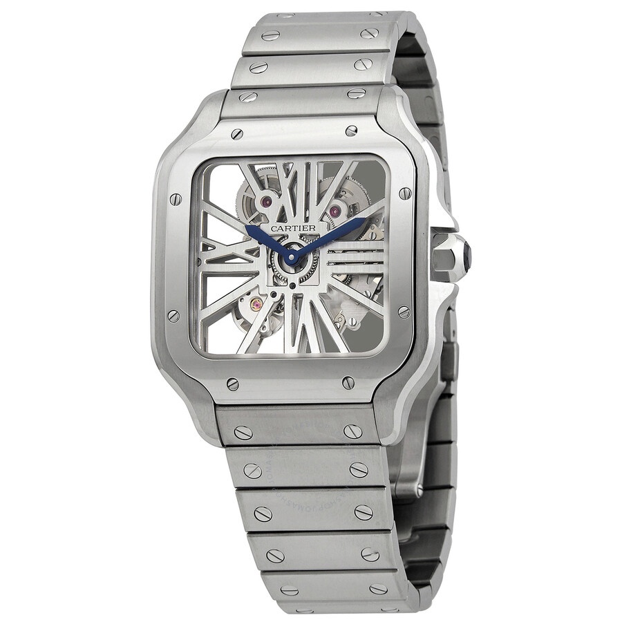 Cartier Santos Large Skeleton Hand Wind Men's Watch WHSA0015 - 1