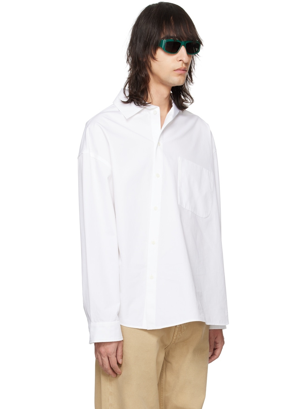 White Les Sculptures 'La chemise Cuadro' Shirt - 2