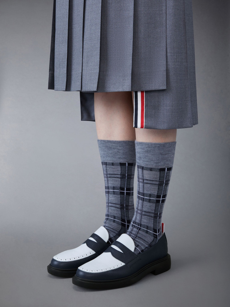 Pebble Grain Leather Penny Loafer 4