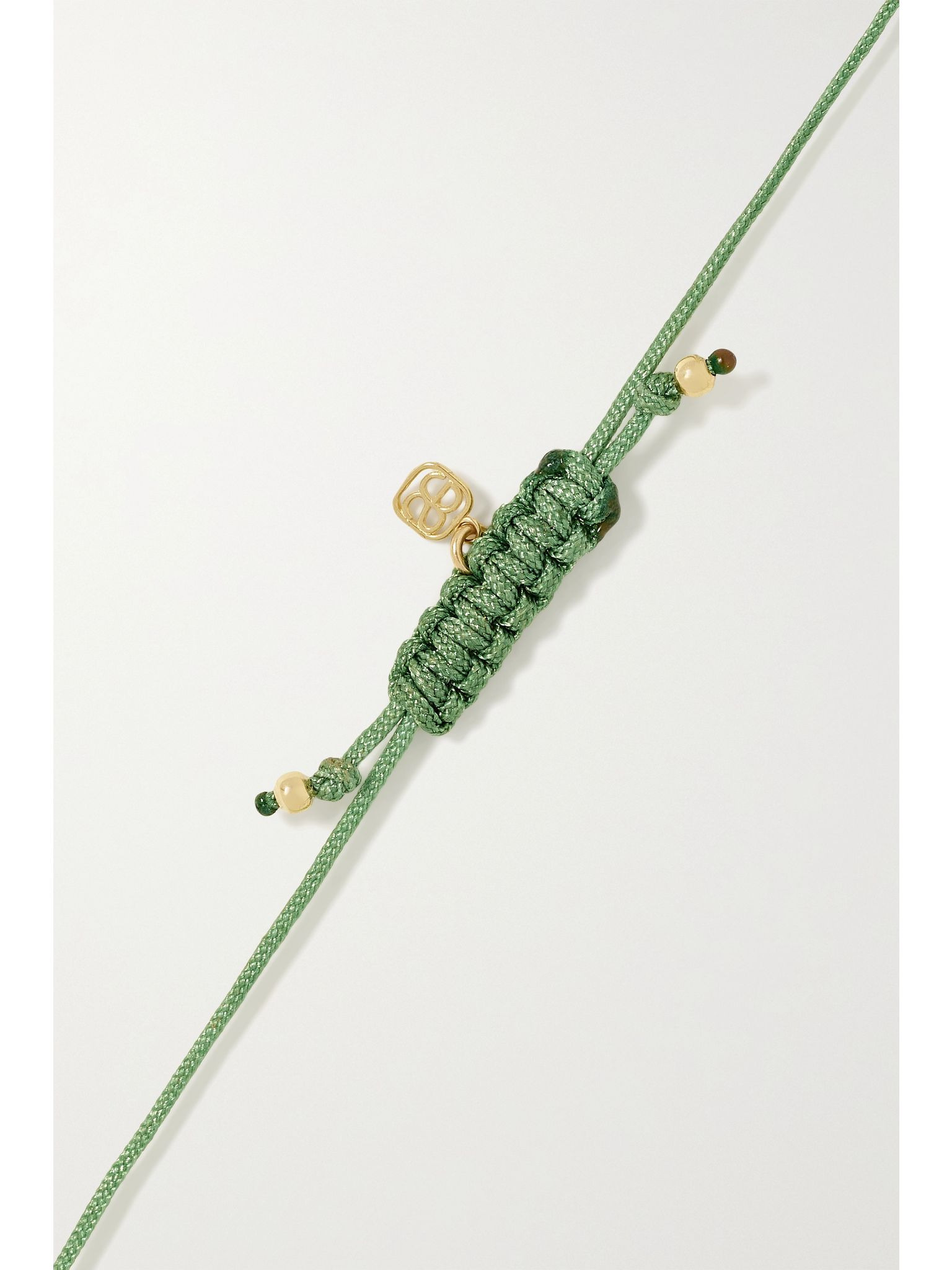 Palm Tree 14-karat gold cord bracelet Gold - 3