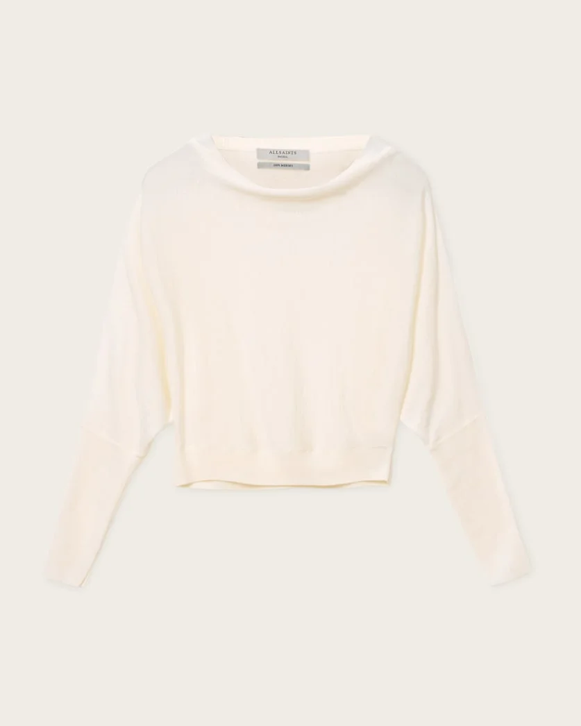 RIDLEY CROPPED WOOL SWEATER - 1