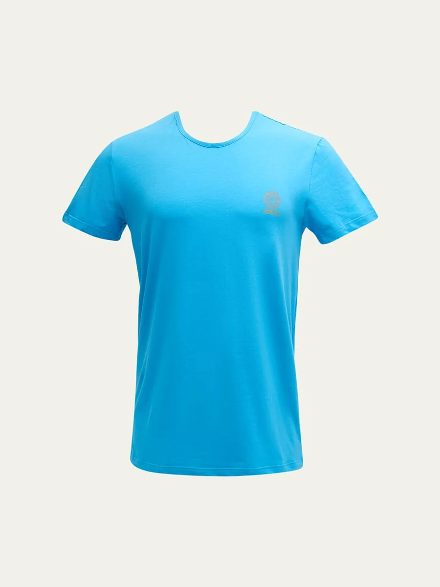 Men's Medusa Logo Crewneck T-Shirt - 1