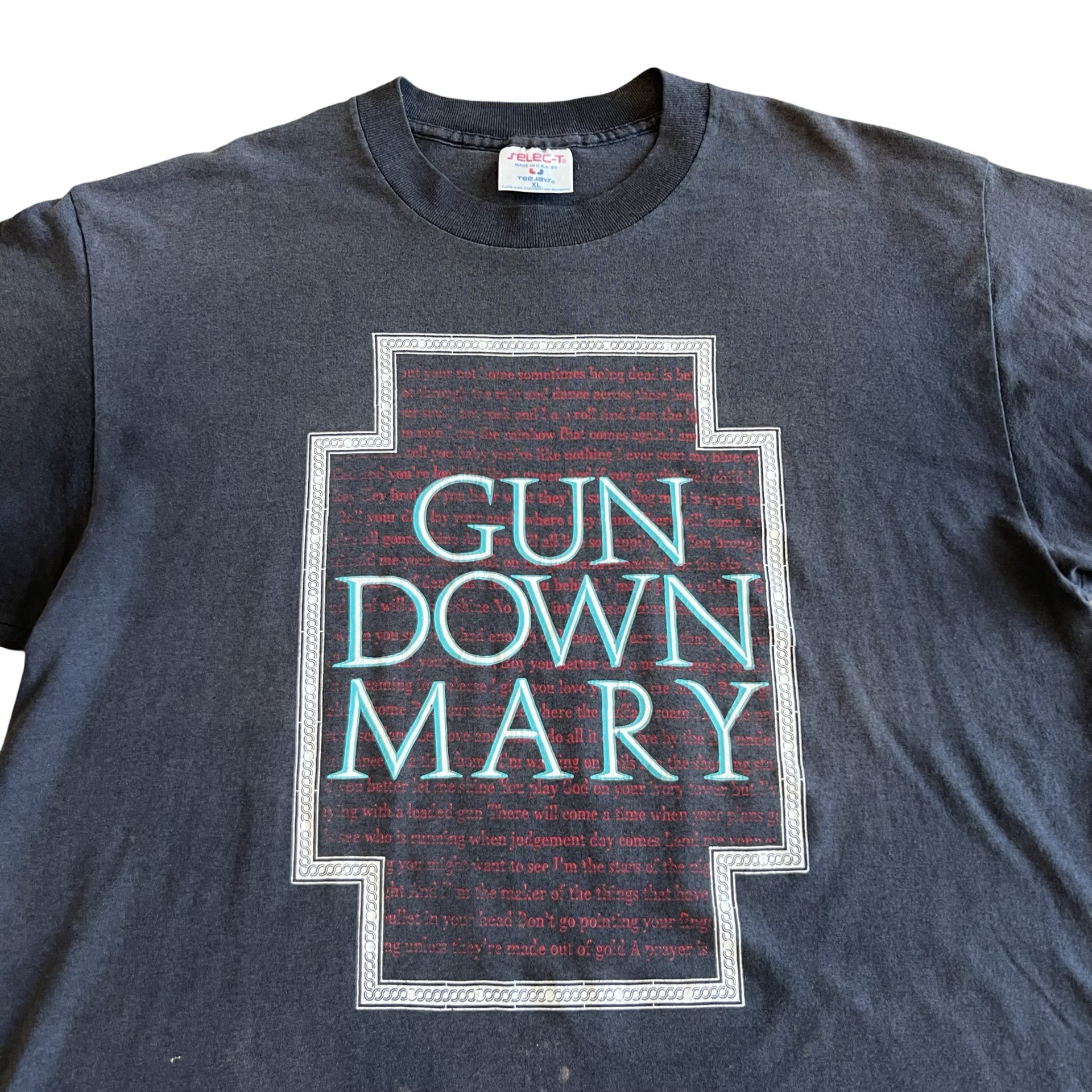 Final Blow - Vintage 1992 Gun Down Mary Band Shirt SZ XL - 4
