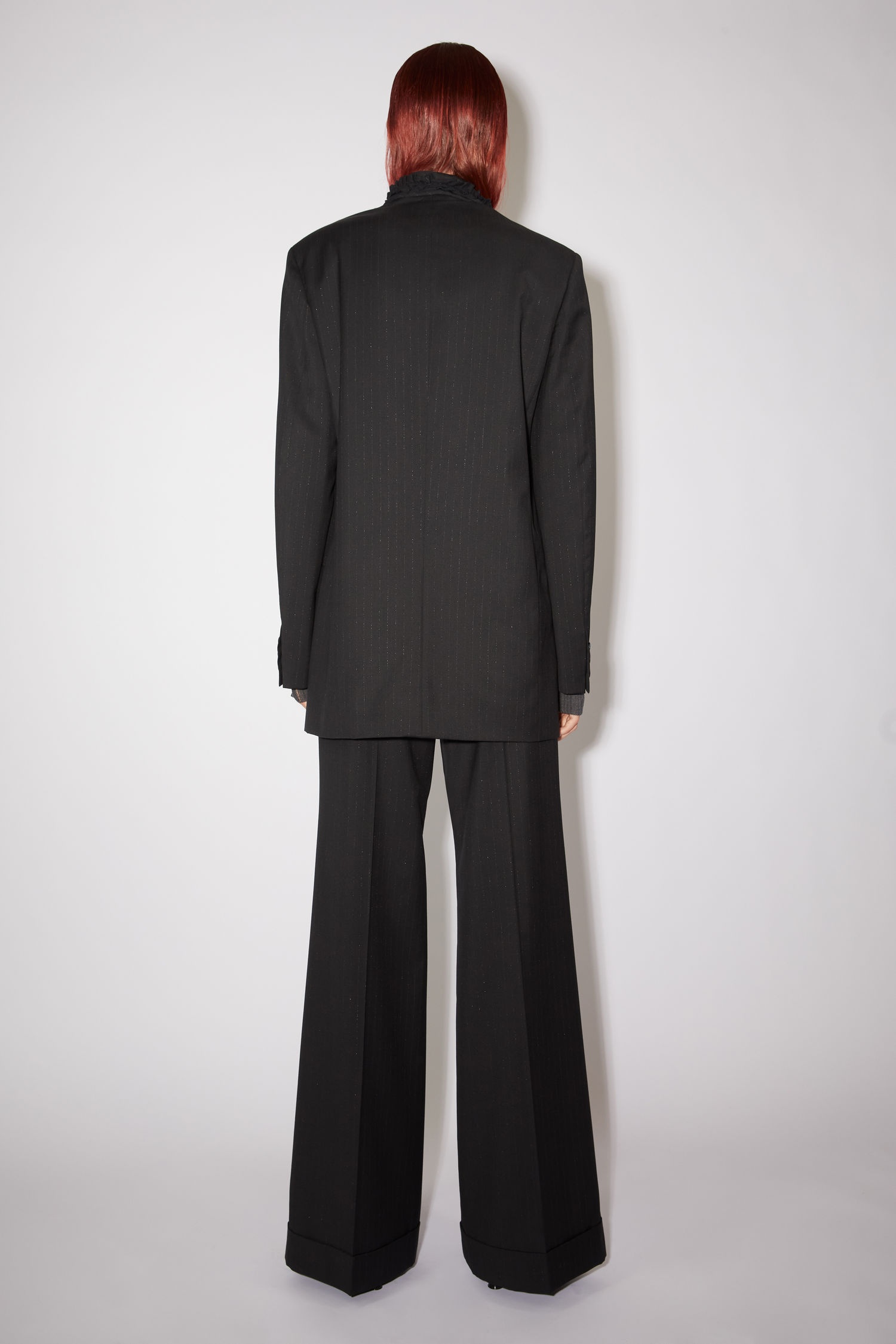 Tailored suit jacket - Black - 3