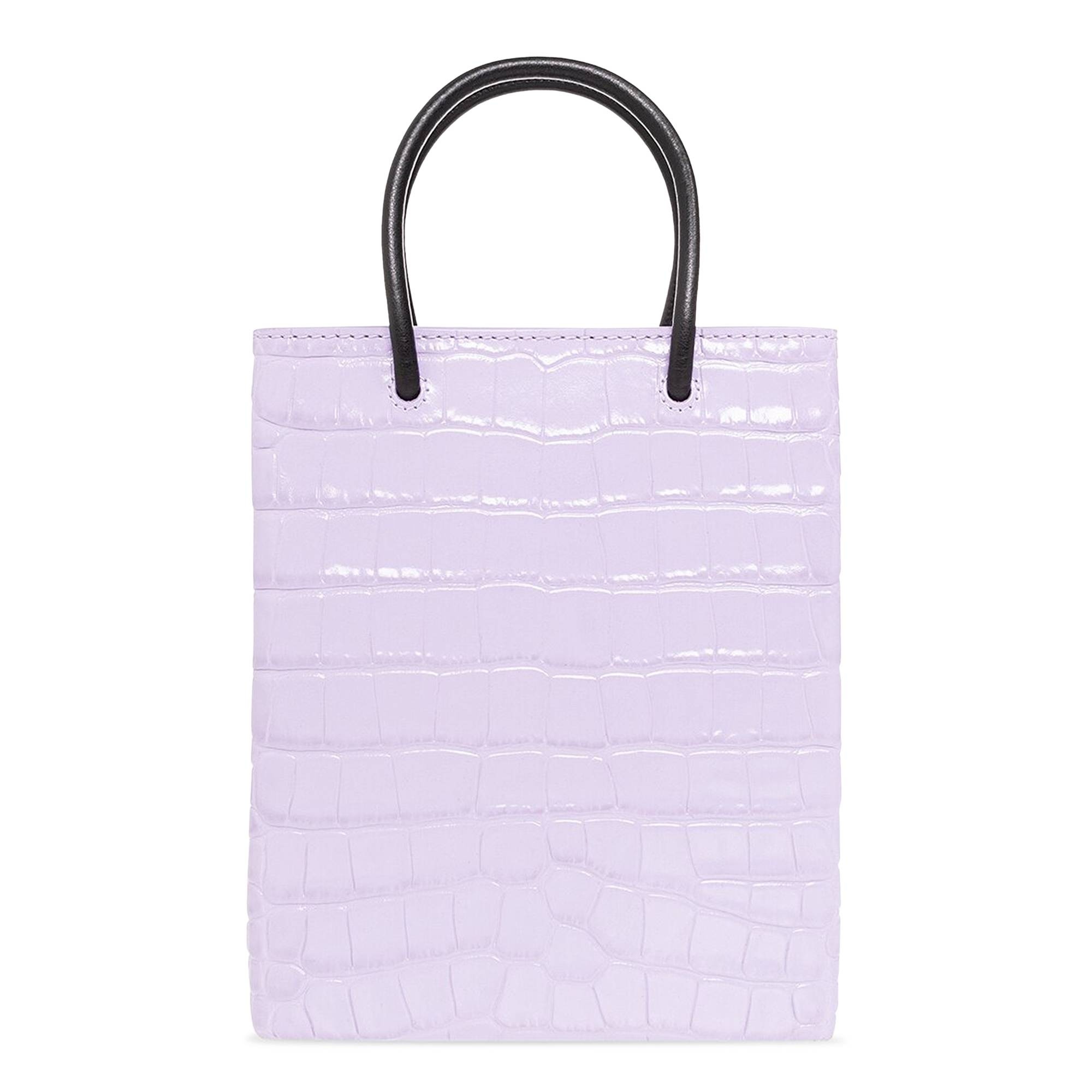 Balenciaga Shopping Phone Shoulder Bag 'Lilac/White' - 2