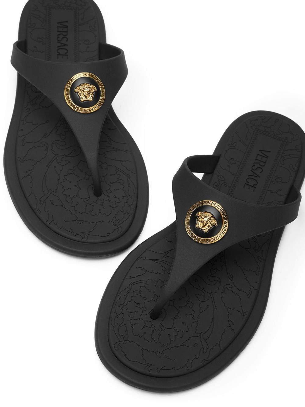 Alia flat rubber sandals - 4