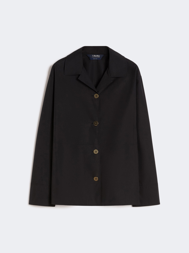 GENTILE Poplin shirt - BLACK 1