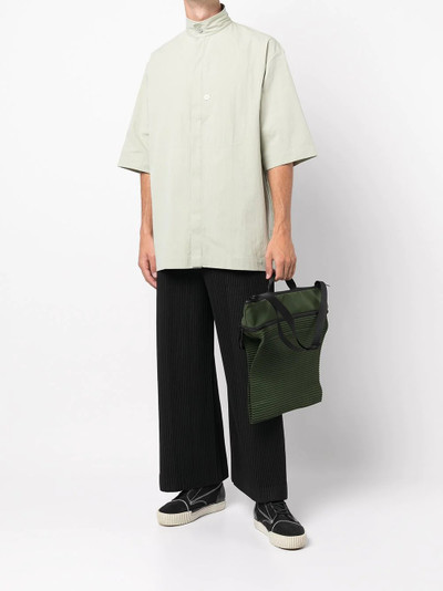 ISSEY MIYAKE Roll pleated tote bag outlook