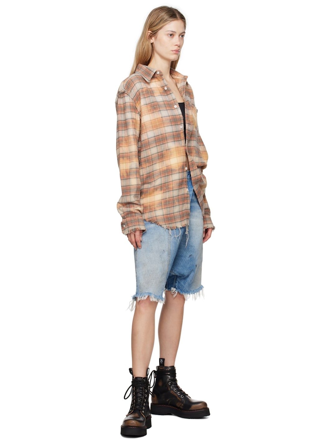 Black Single Stack Boots - 5