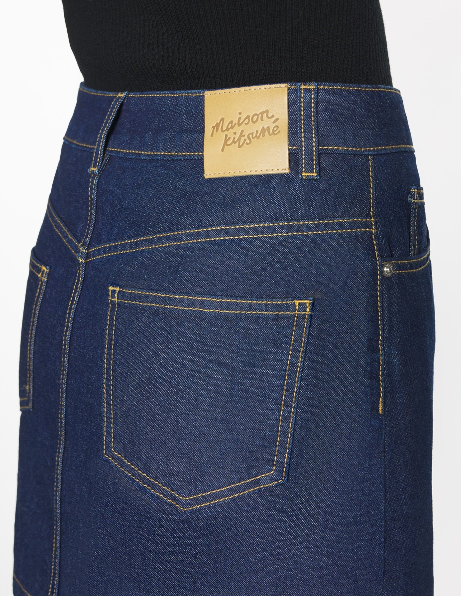 DENIM MINI SKIRT - 4
