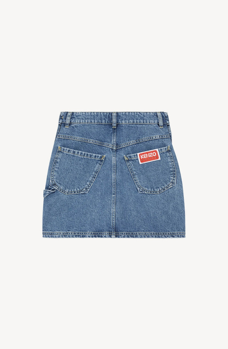 KENZO 'BOKE FLOWER' denim miniskirt outlook