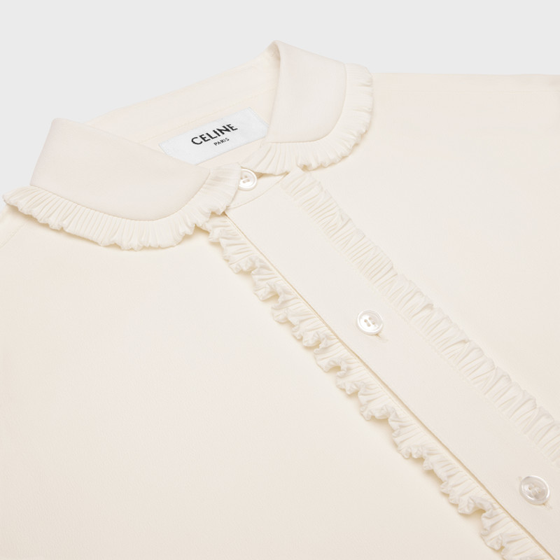 loose shirt in silk crepe 3