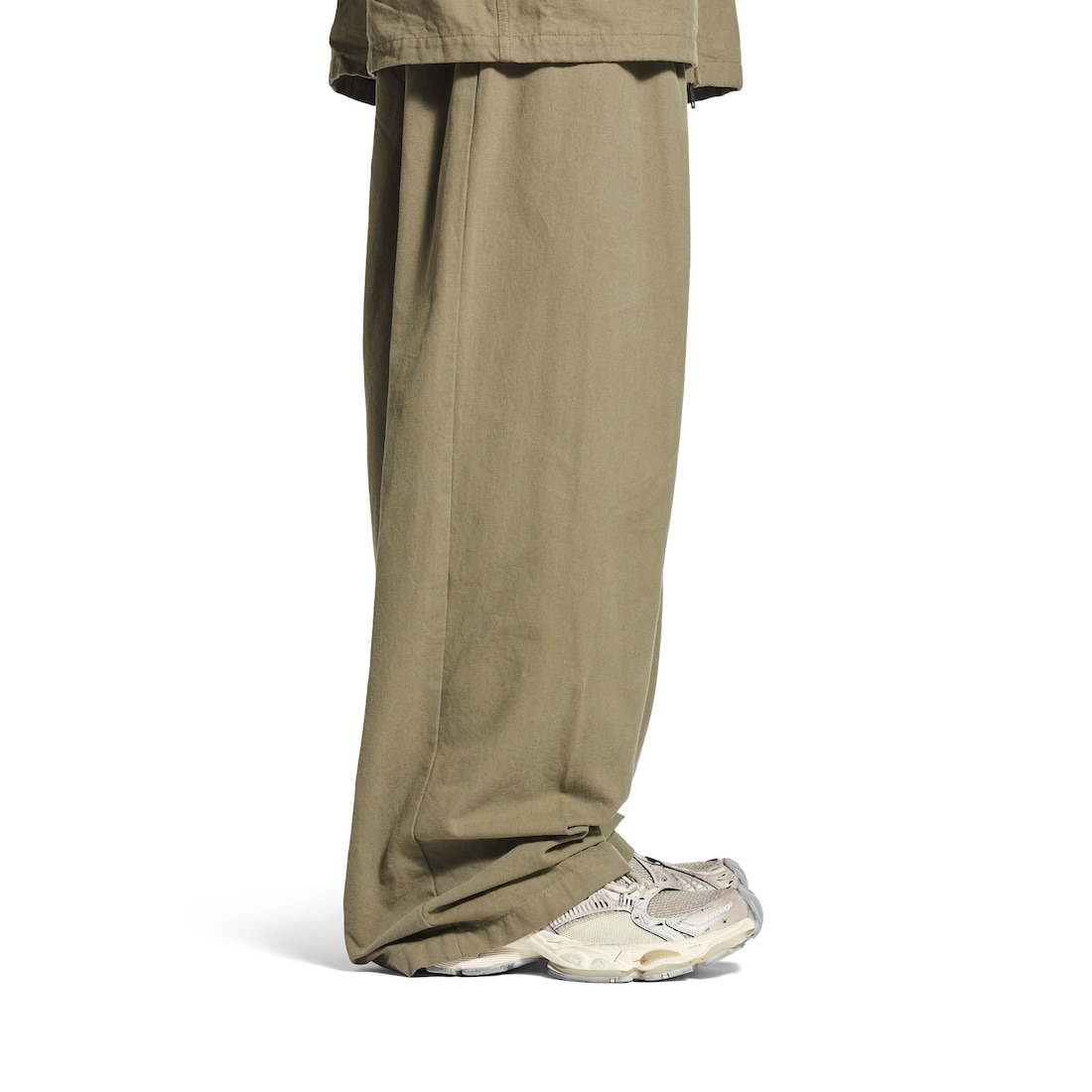 Men's Stapler Sneaker  in Beige/grey - 9