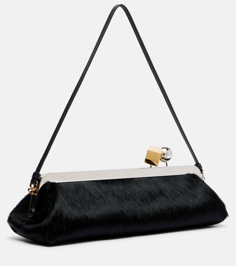 Salon calf hair shoulder bag 4