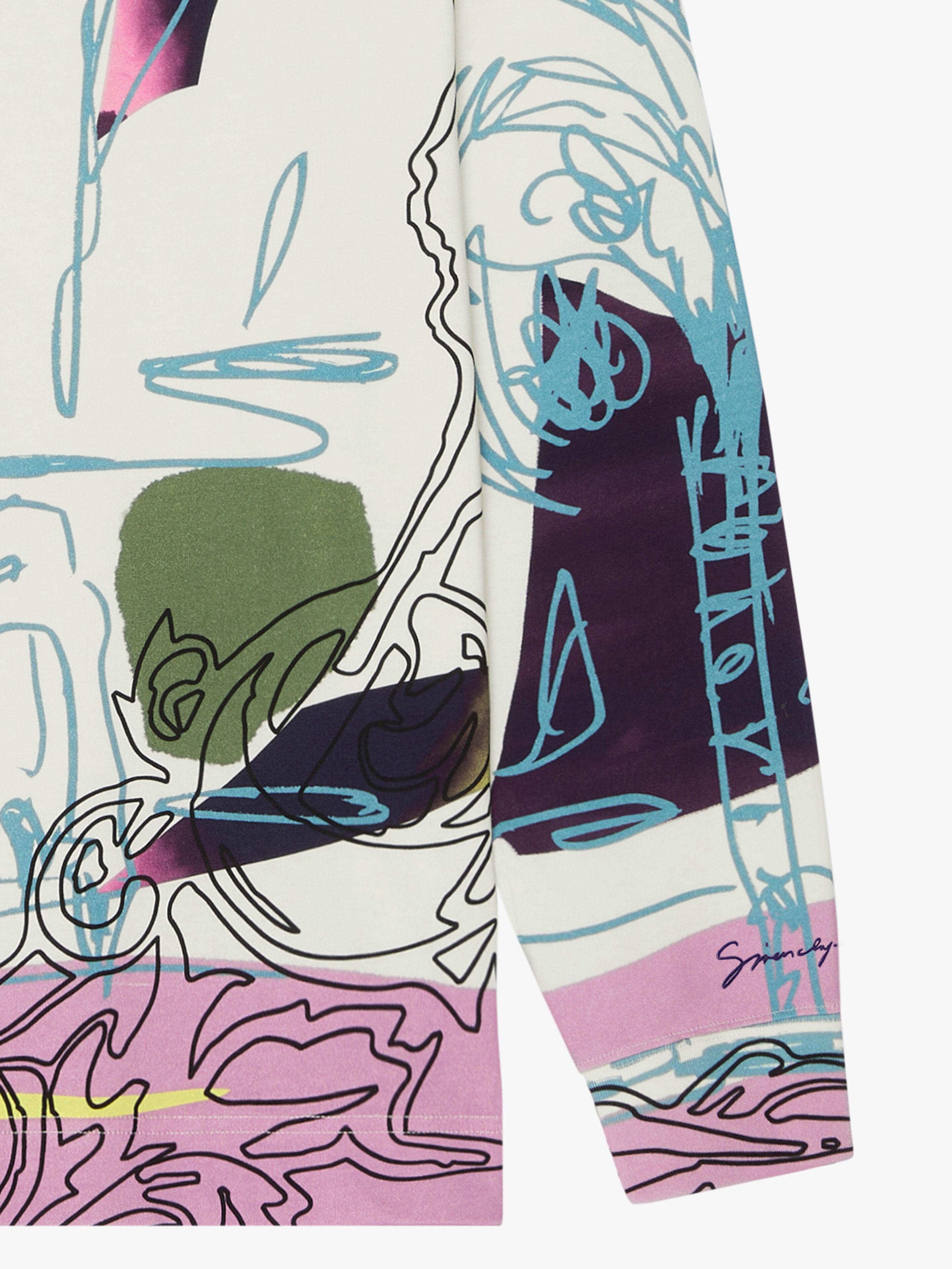 PRINTED MULTICOLOR T-SHIRT IN COTTON - 4