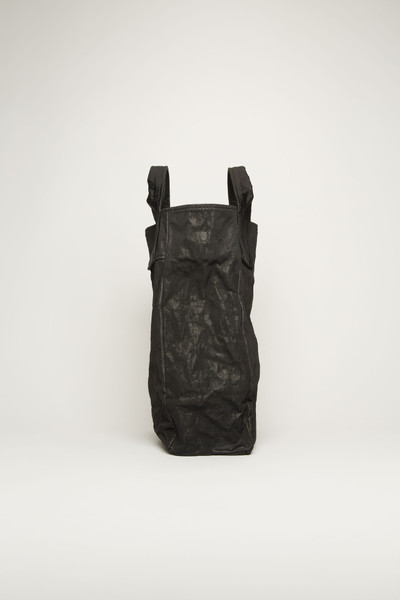 Acne Studios Crinkled tote bag black outlook
