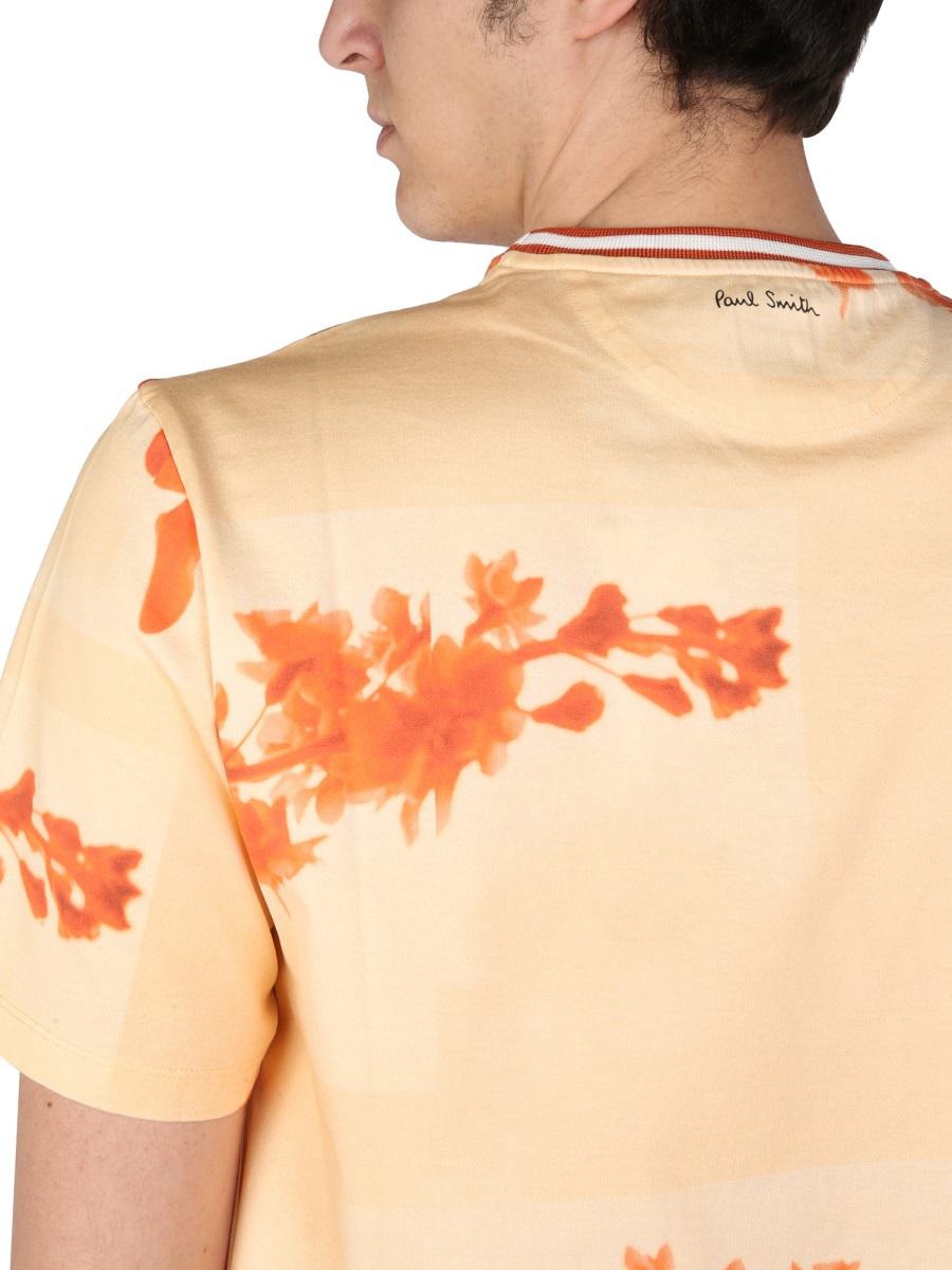 PAUL SMITH STEM FLORAL T-SHIRT - 4