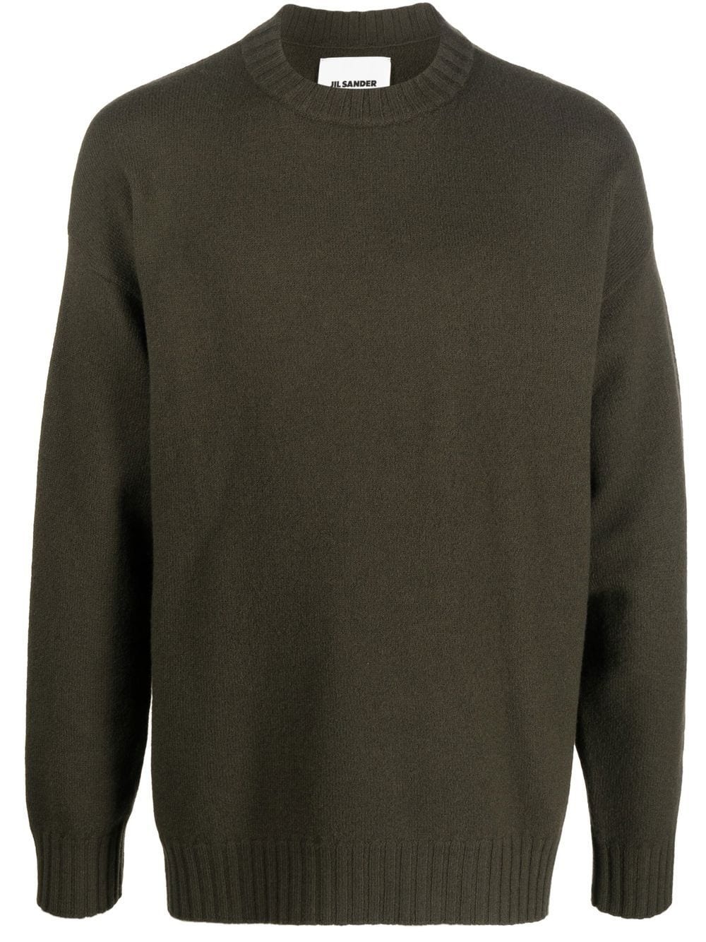 long-sleeved wool jumper - 1