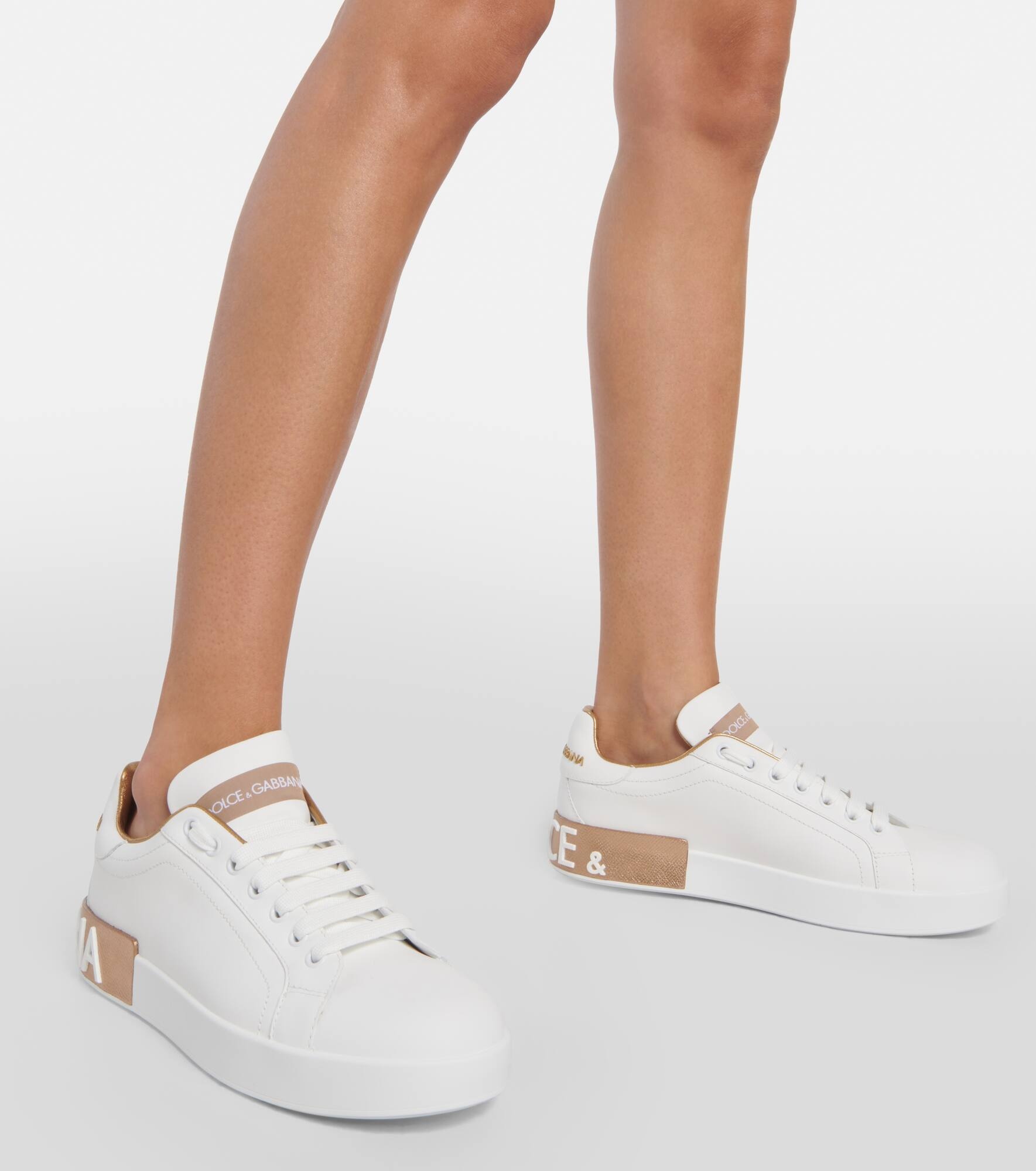 Portofino leather sneakers - 4