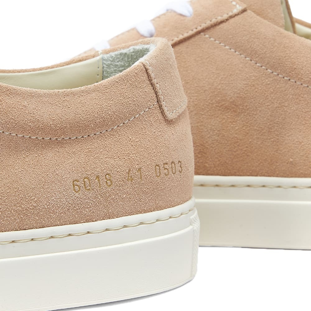 Common Projects Original Achilles Low Suede Contrast Sole - 4