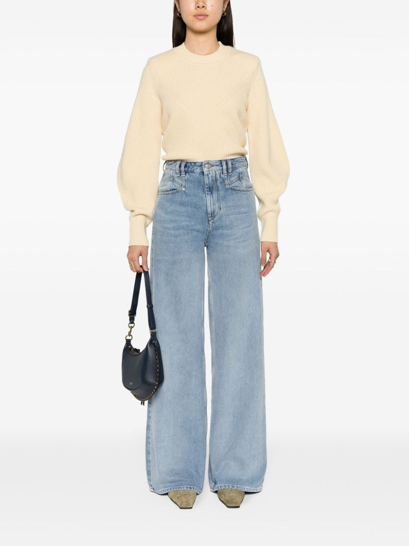 Isabel Marant Lemony wide-leg jeans outlook