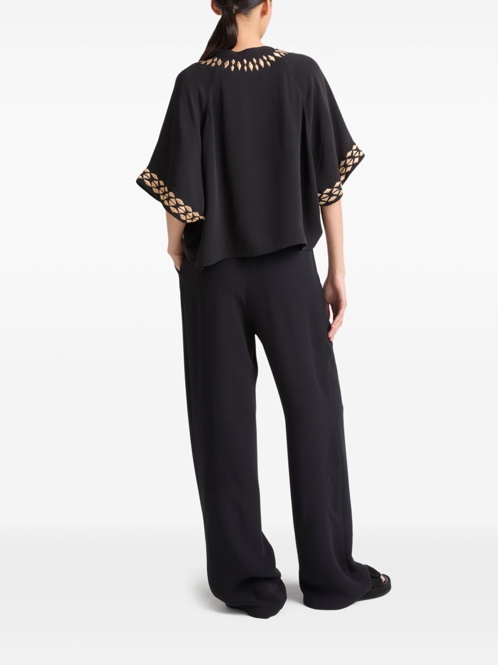 silk trousers - 3