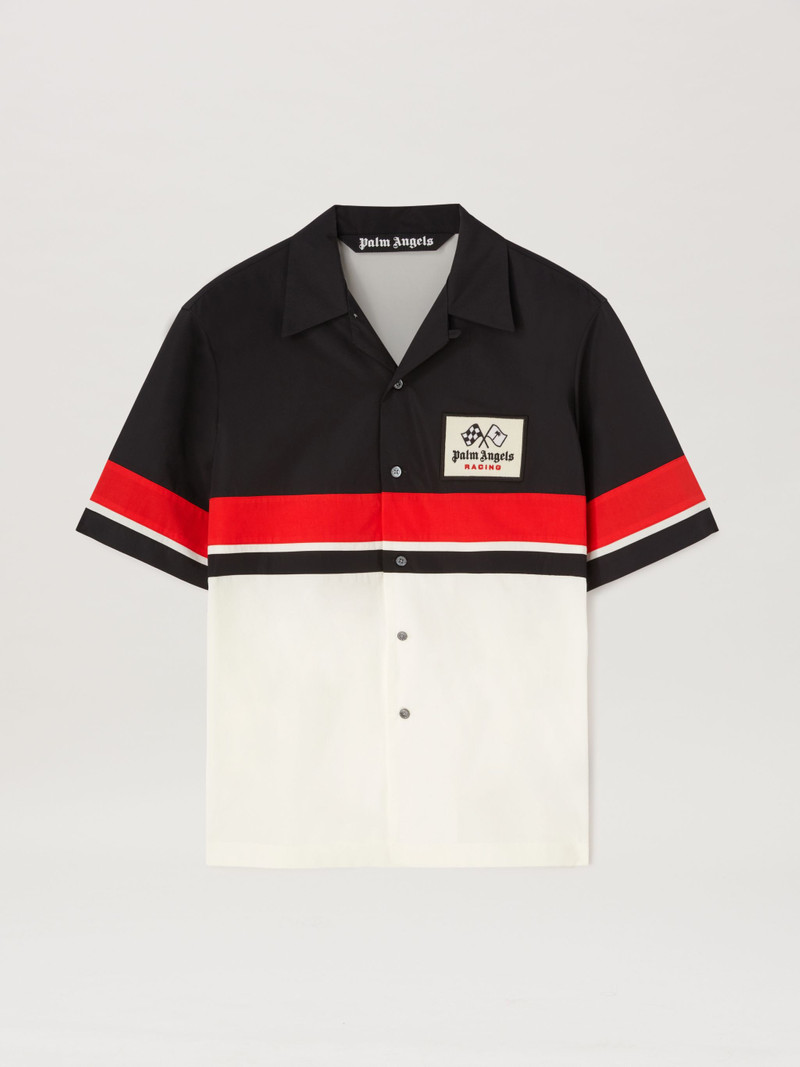 Palm Angels Racing Bowling Shirt - PMGG005T23FAB0011001 | REVERSIBLE