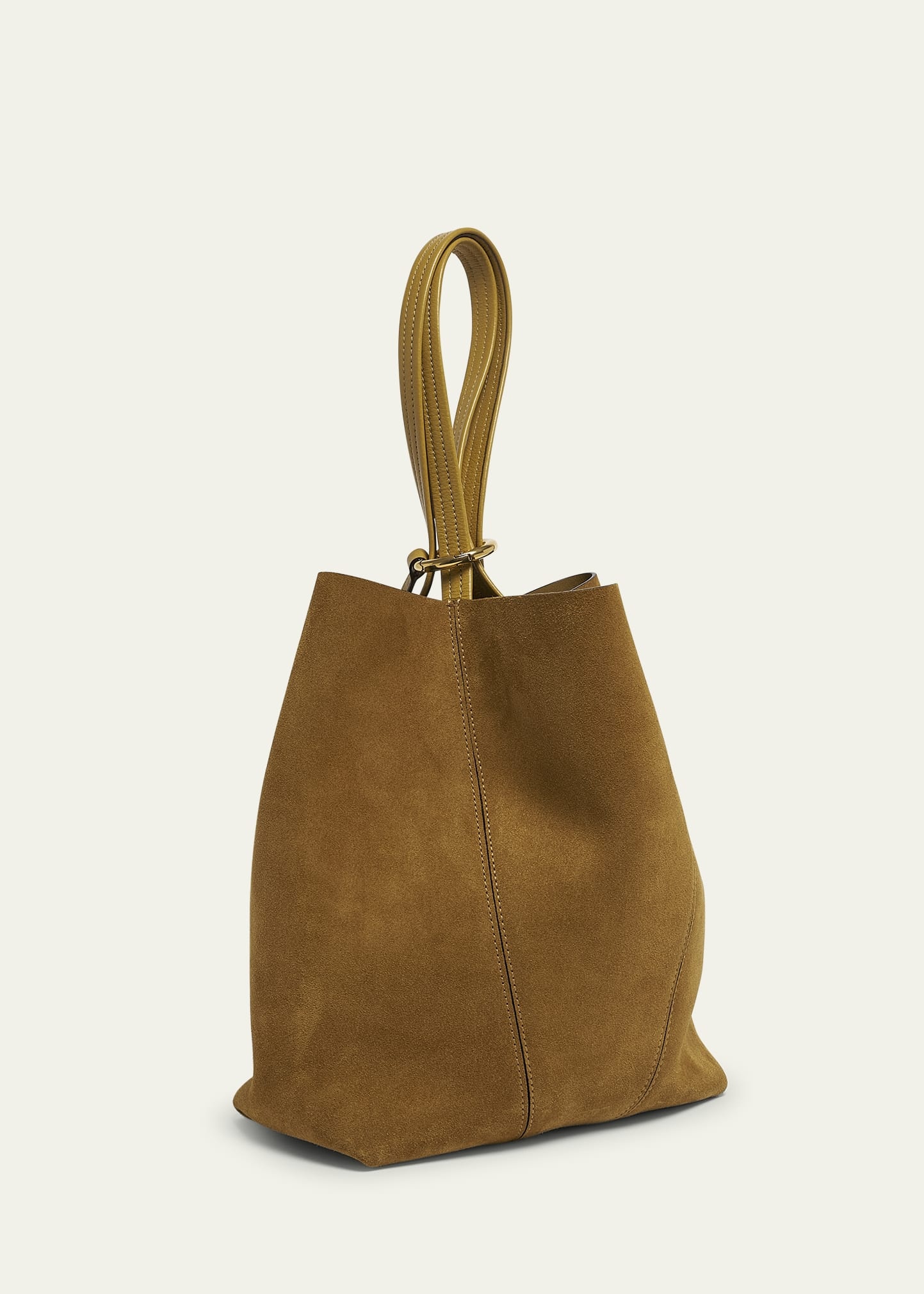Spin Medium Tote Bag in Suede - 3
