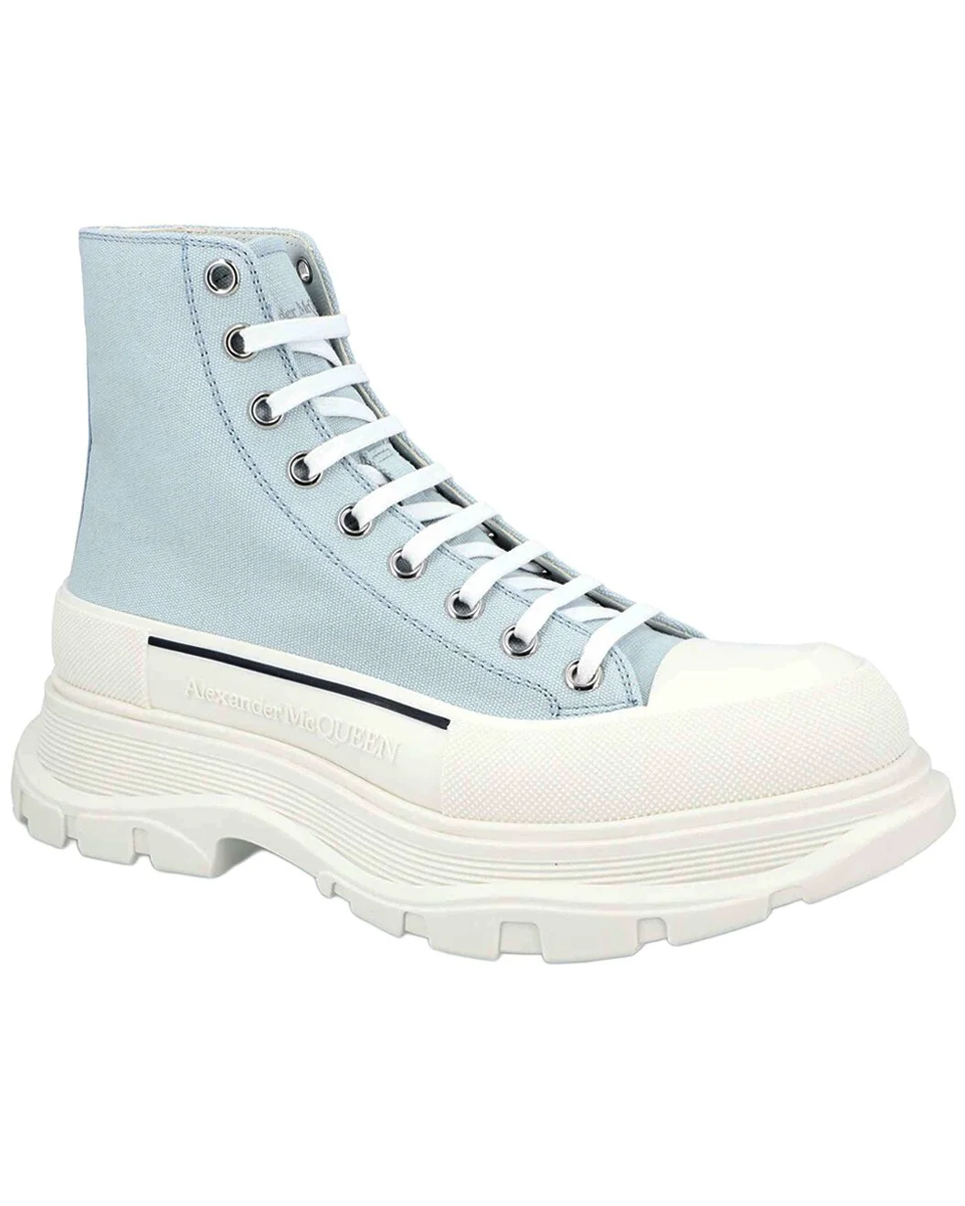 Alexander McQueen Men's Canvas Tread Slick Boot (Authentic Pre-Loved) - 1