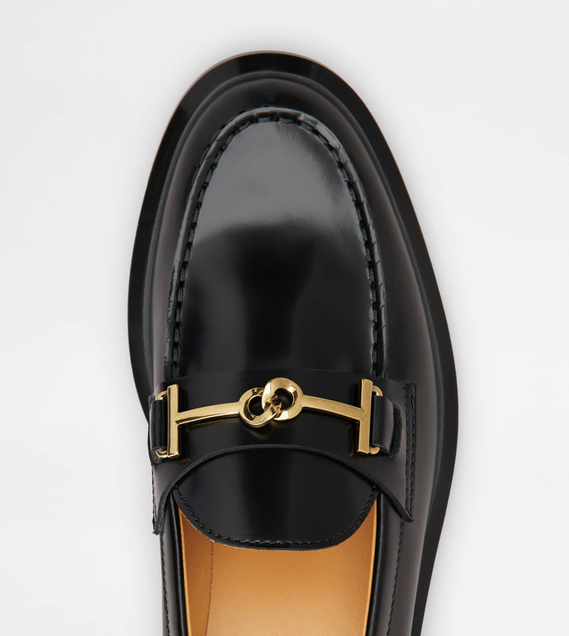 LOAFERS IN LEATHER - BLACK 4