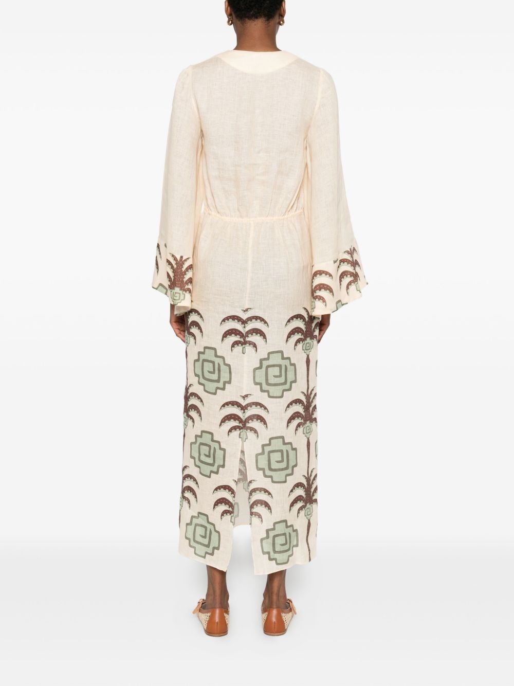 Sailing Flags midi dress - 4