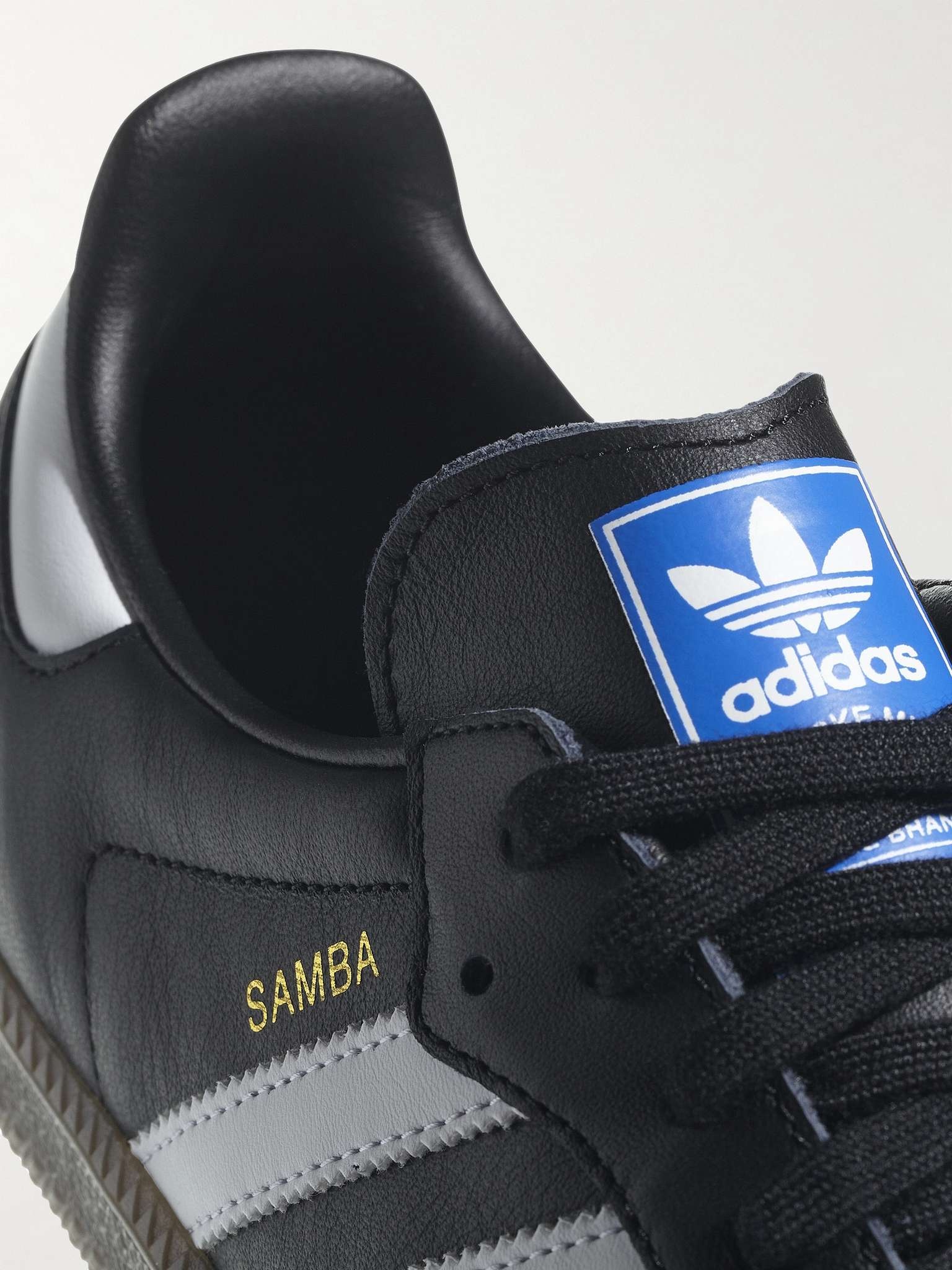 Samba OG Suede-Trimmed Leather Sneakers - 5