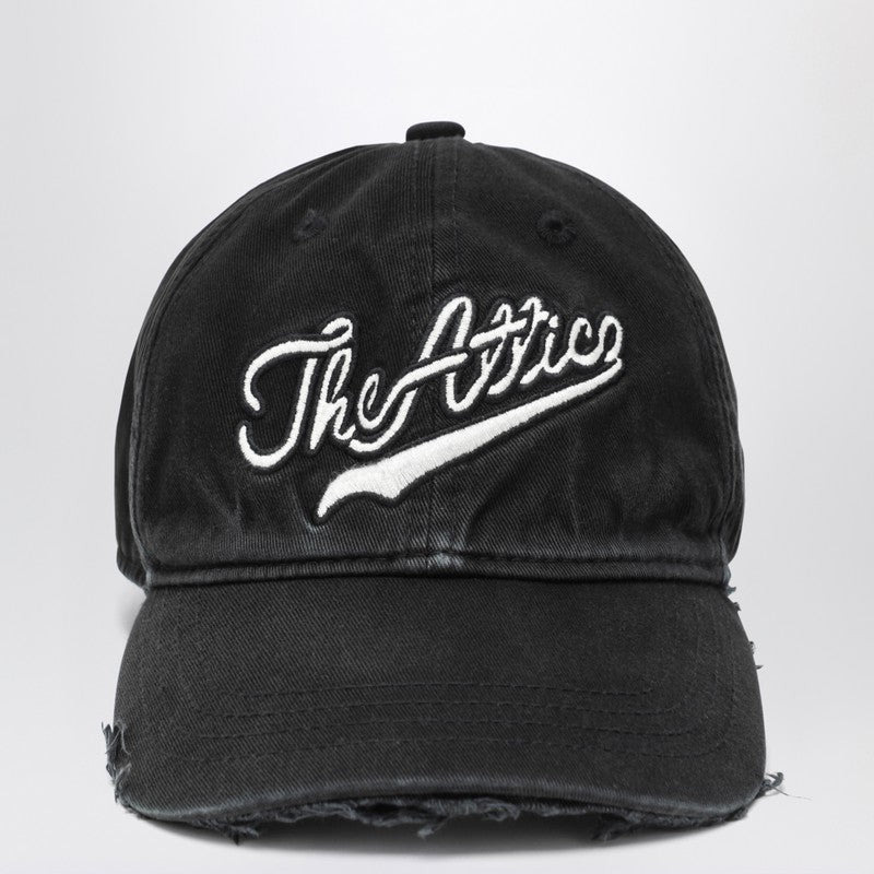 The Attico Vintage-effect baseball cap - 1