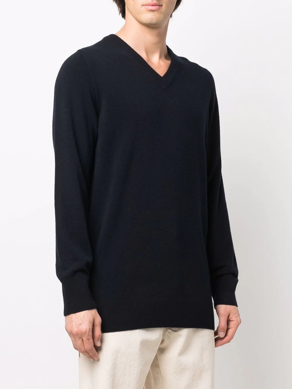 V-neck knit jumper - 3