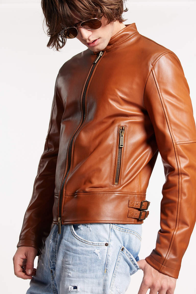 BIKER LEATHER JACKET 3