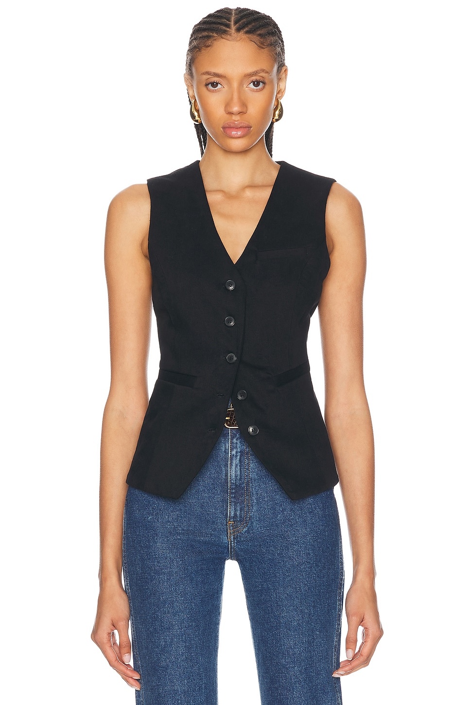 Jasmin Long Vest - 1