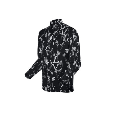 Louis Vuitton LV Printed Leaf Regular Long-Sleeved Shirt outlook