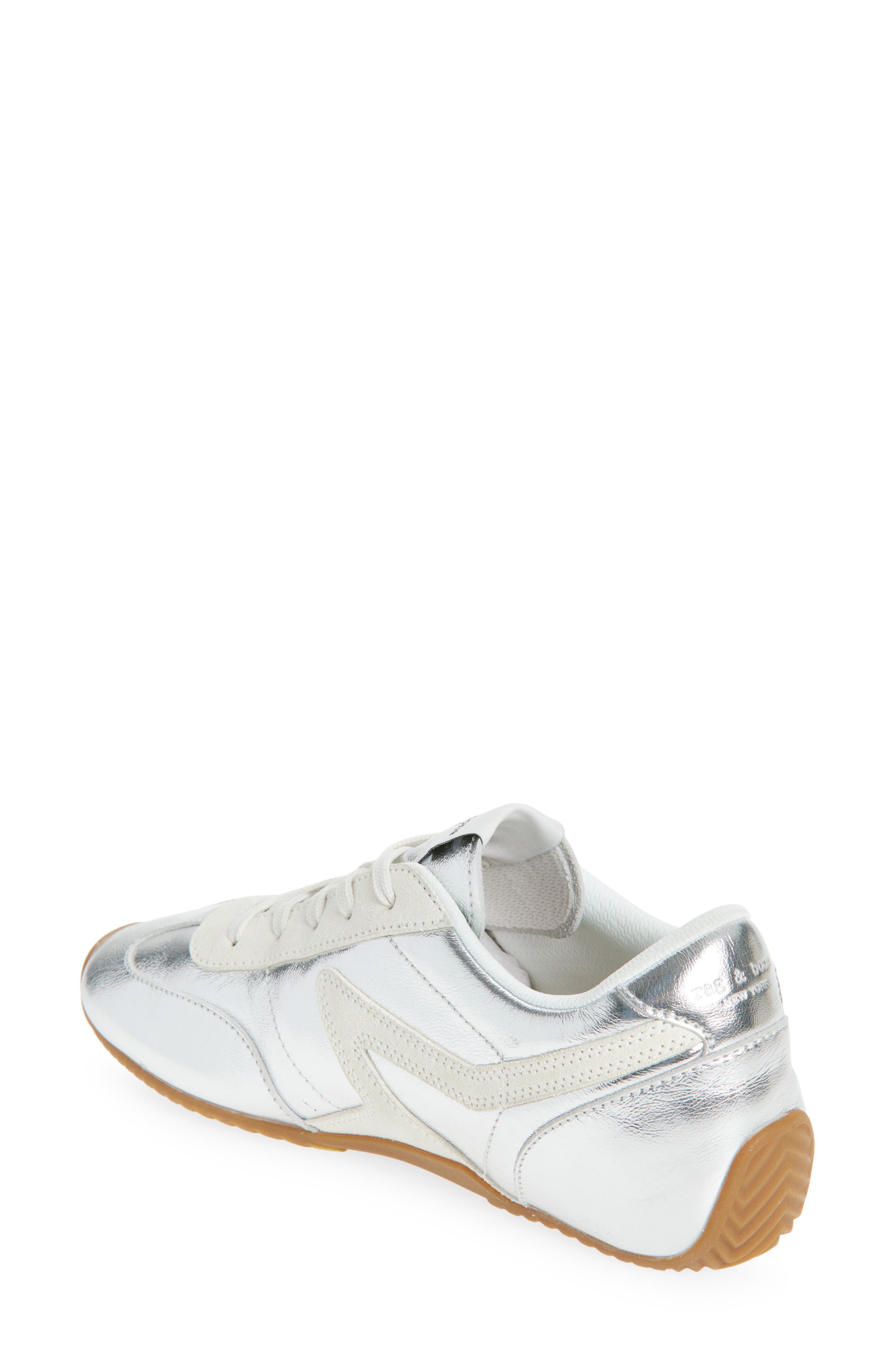 rag & bone Retro Runner Slim Ultra Sneaker in Silver at Nordstrom - 2