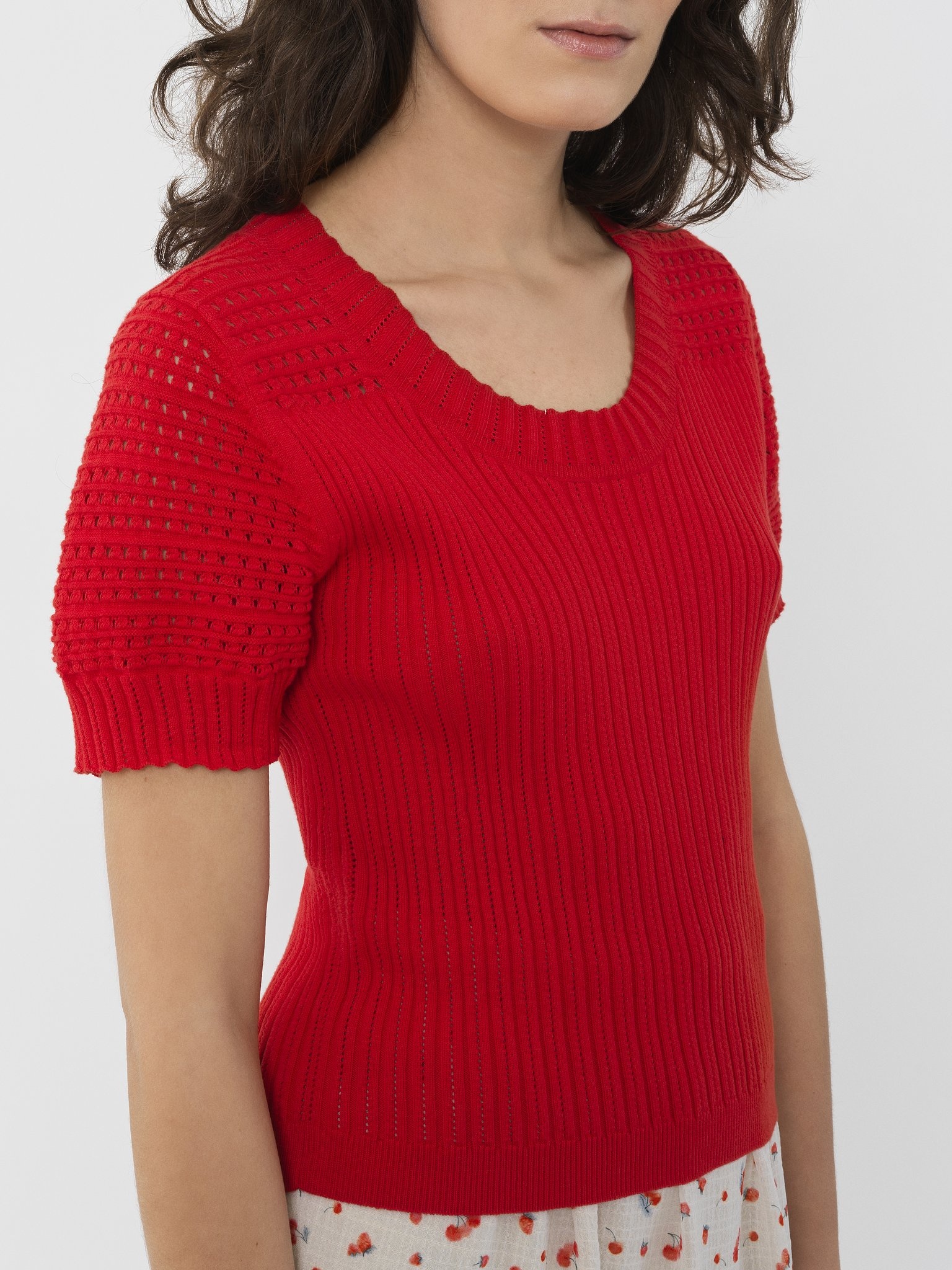 SCOOP-NECK SWEATER - 2