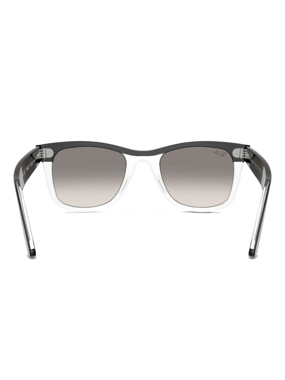 square-frame polished sunglasses - 4