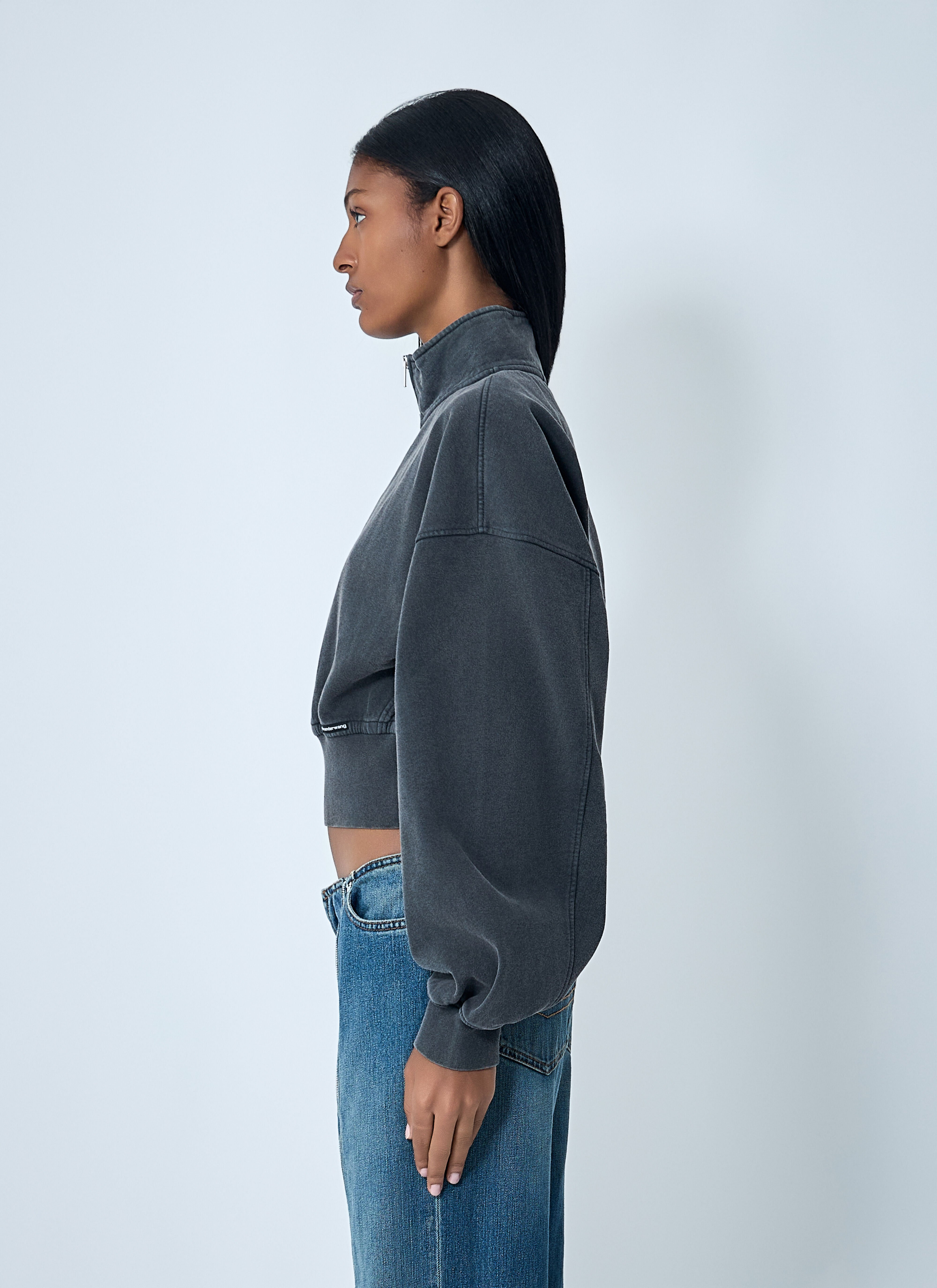 Logo Motif Zip-Up Sweateshirt - 3