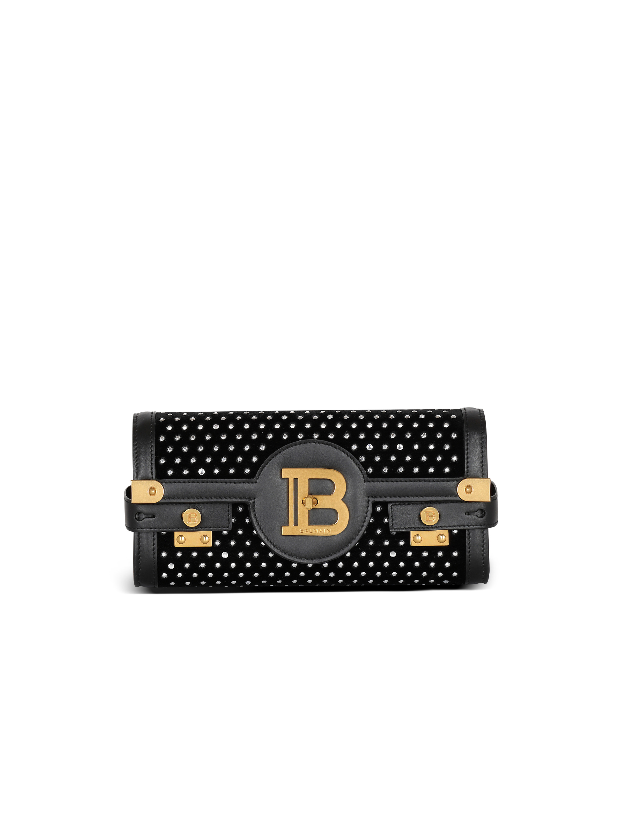 B-Buzz 23 velvet and crystal clutch - 1