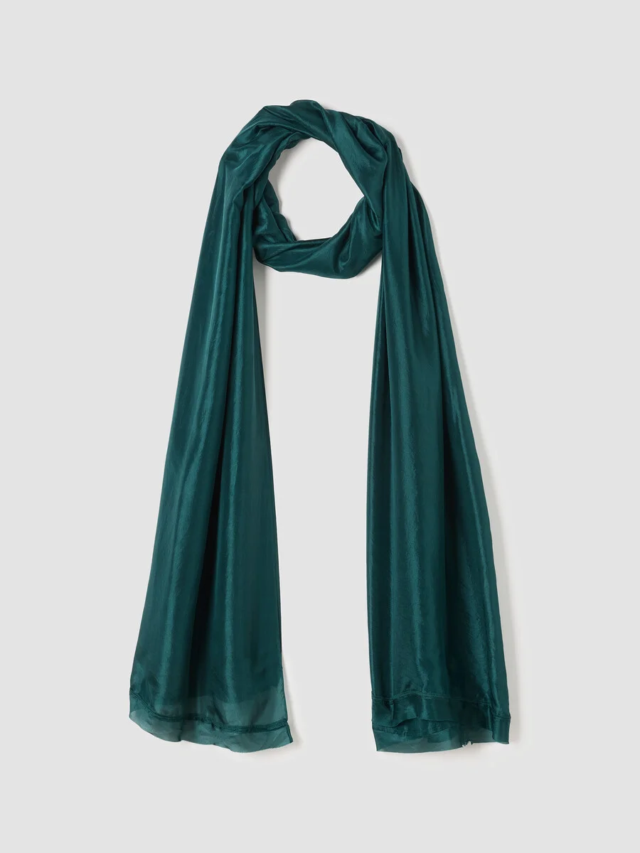 Washed Silk Parachute Scarf - 1