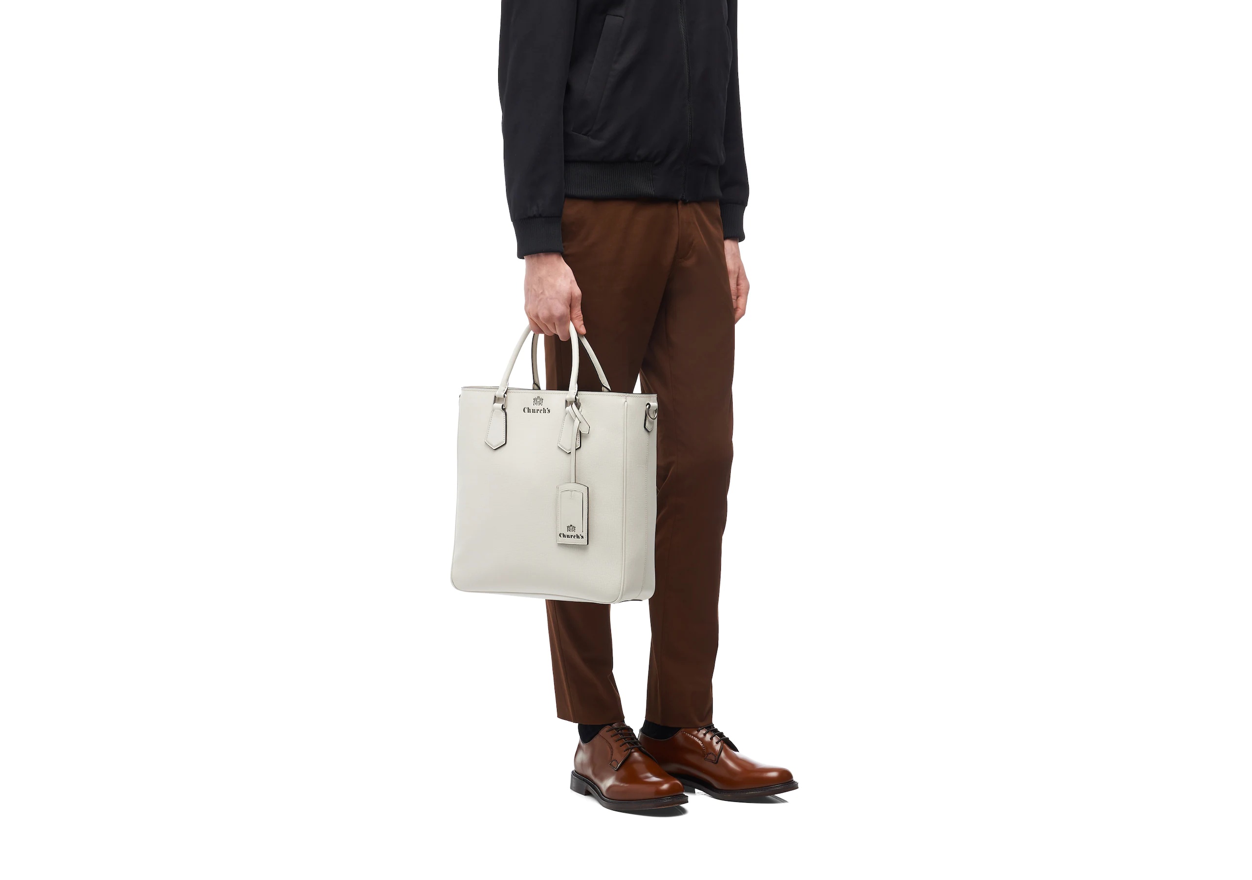 Guilford
St James Leather Tote Bag Chalk white - 6