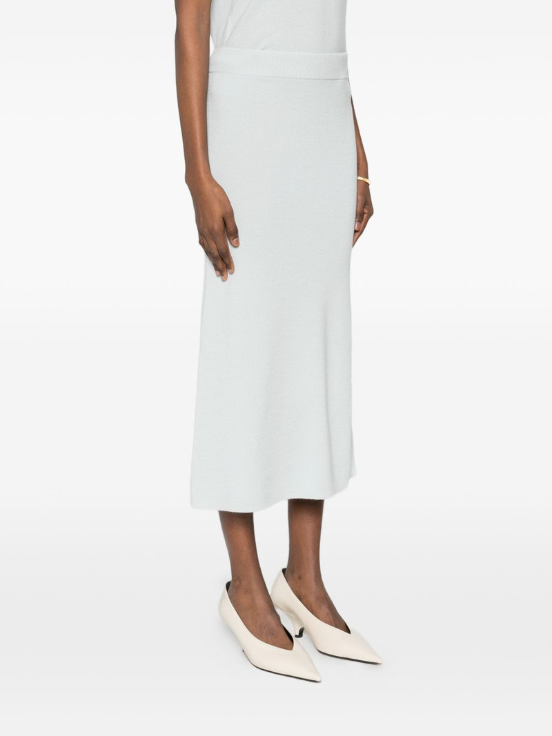 button-detail midi skirt 3
