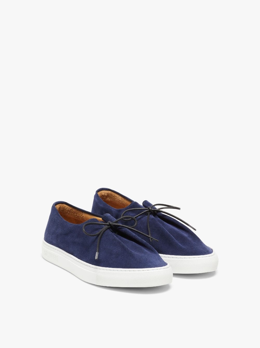 JACQUES SOLOVIÈRE NAVY SUEDE SNEAKERS - 2