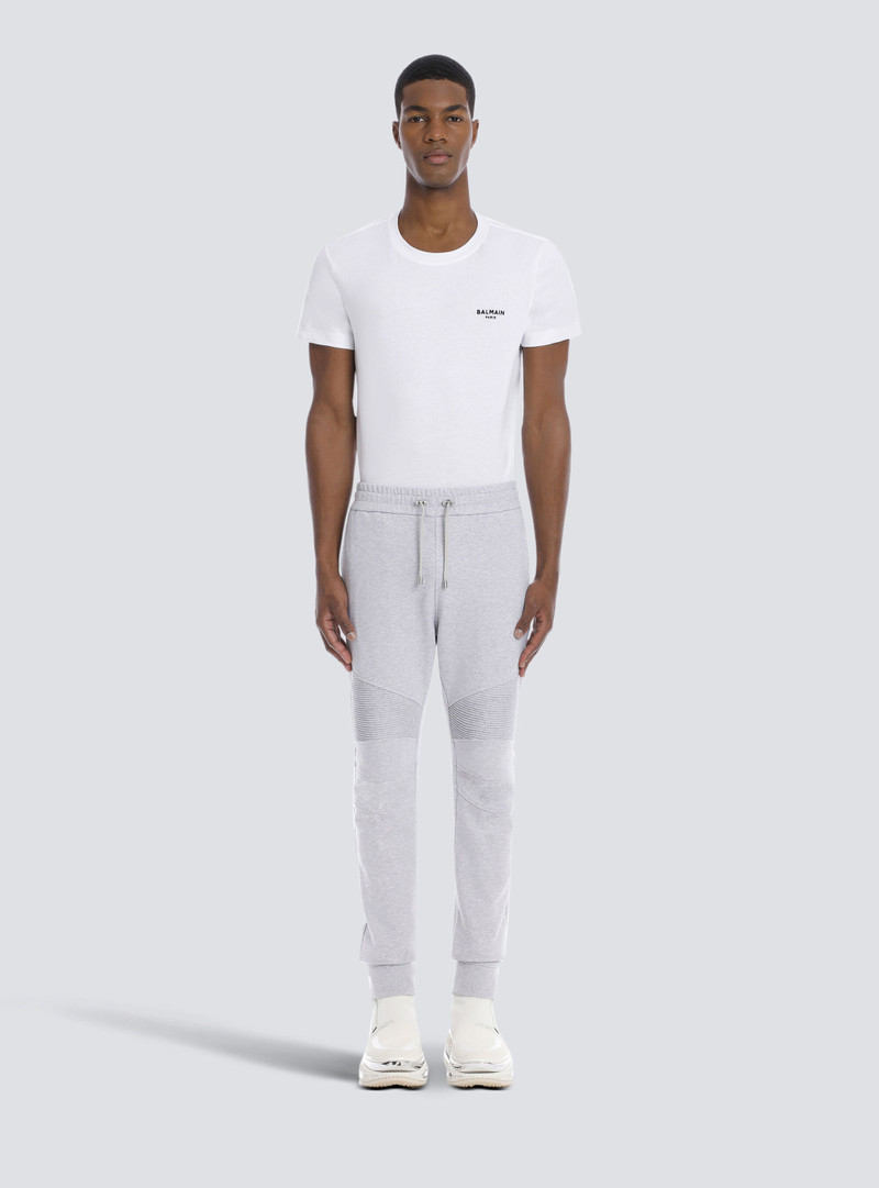 Balmain Cotton sweatpants with Balmain Paris logo outlook