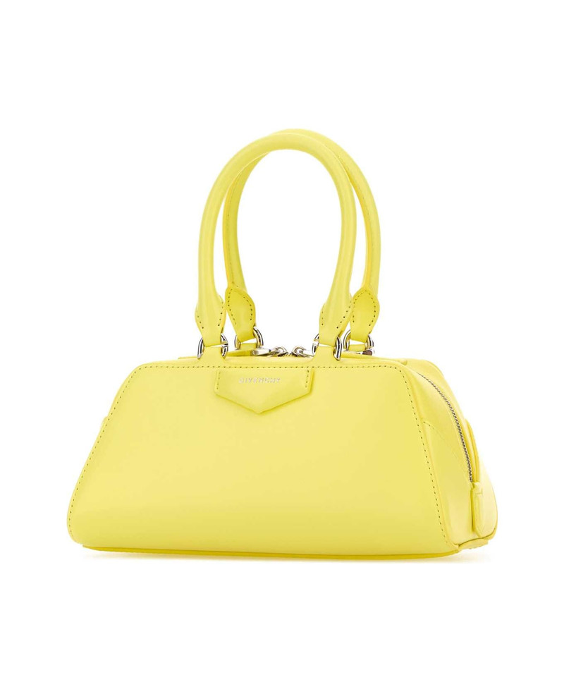 Givenchy Yellow Leather Mini Antigona East-west Handbag outlook