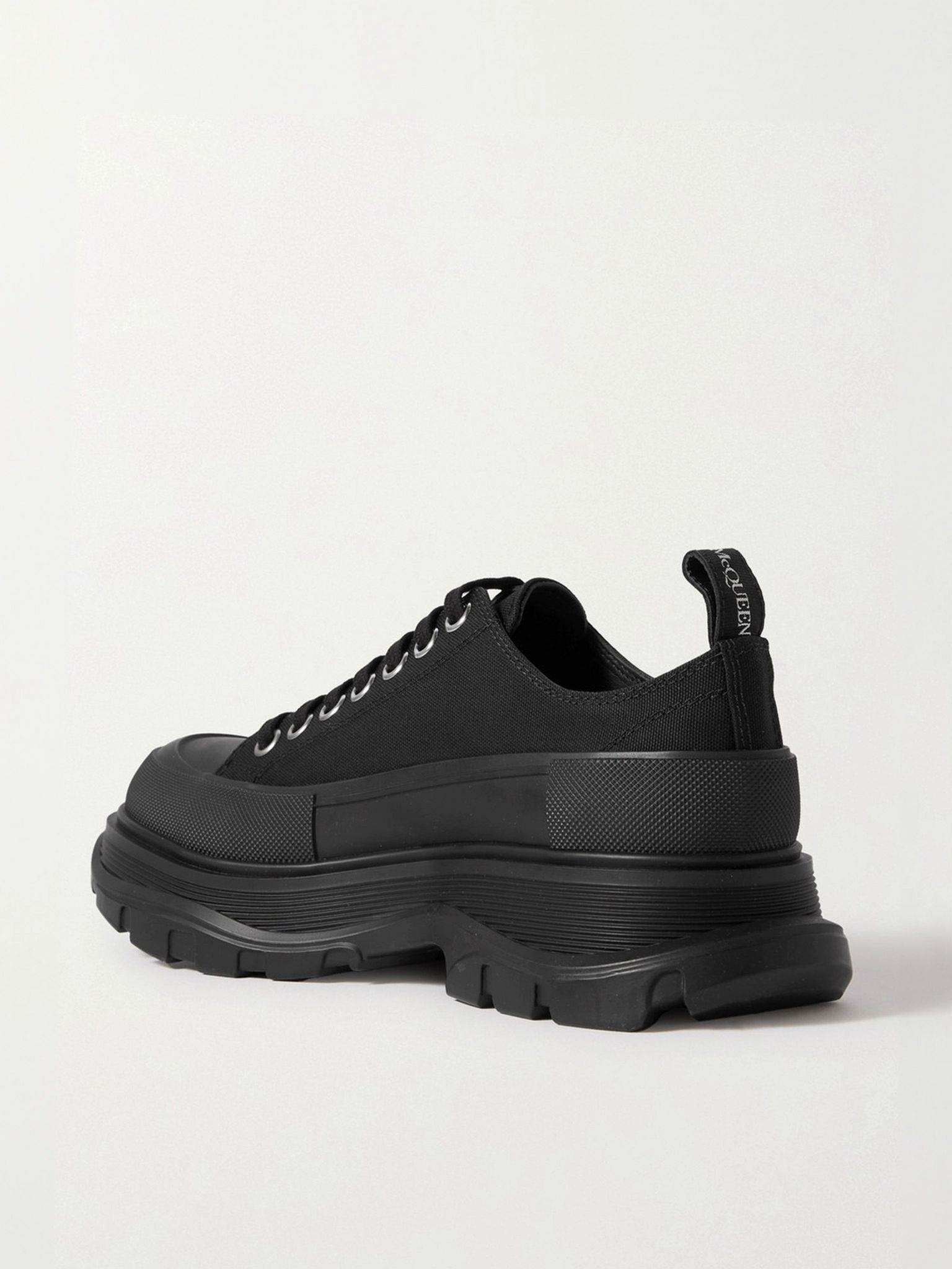 Tread Slick canvas exaggerated-sole sneakers Black - 3